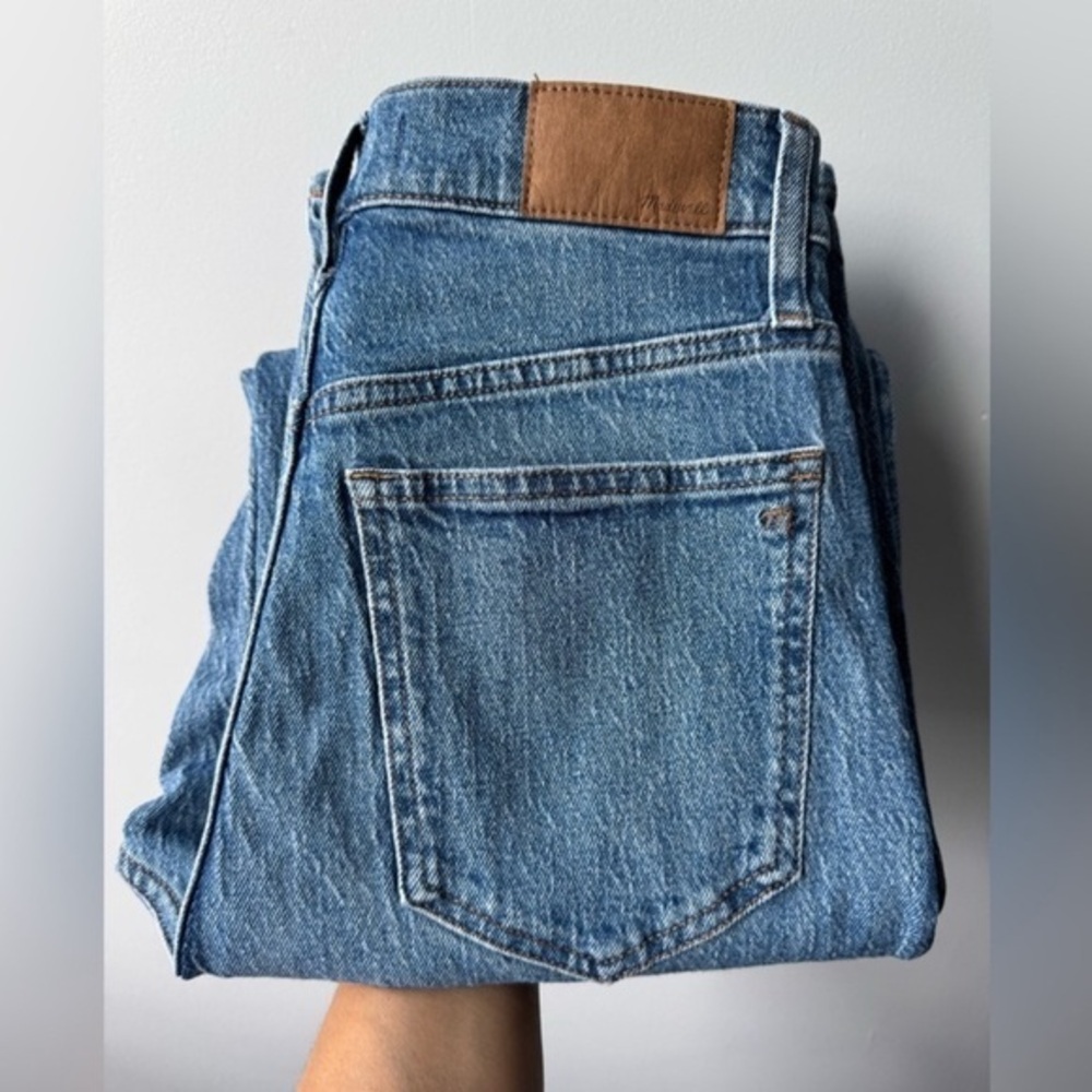 Madewell Perfect Vintage Wide Leg Jeans 24 High Rise Magic Pockets Enmore Wash